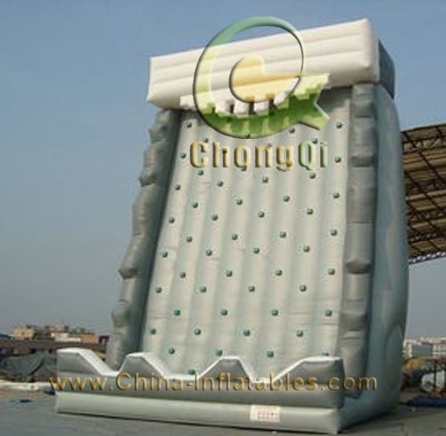 rock inflatable climbing wall